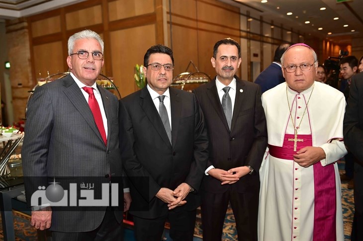 سفير الفاتيكان - السفير الأردني - السفير المصري - السفير الفلسطيني