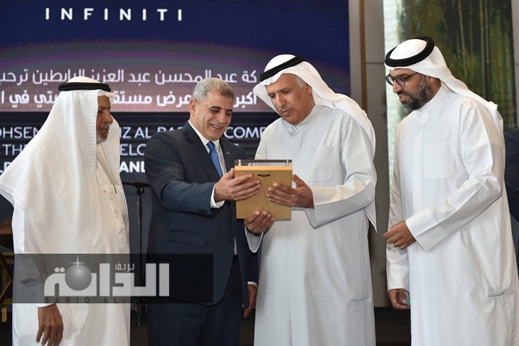 غازي البابطين -صالح البابطين -السفير الياباني - ‏خالد البابطين