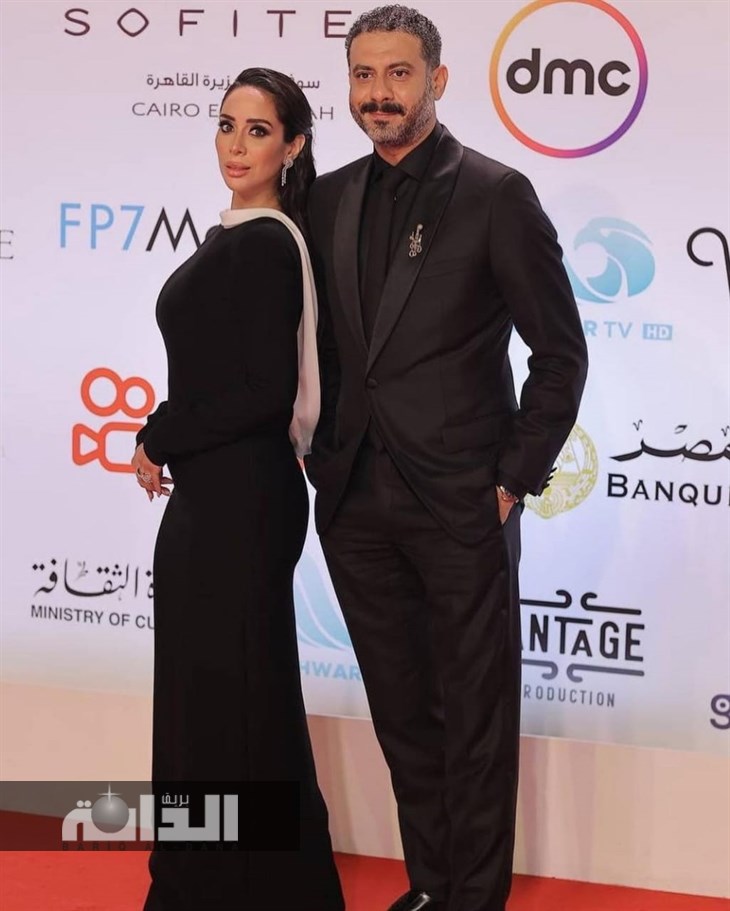 محمد فراج وزوجته بسنت شوقي