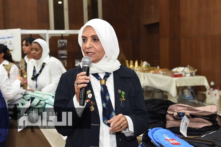 رئيسة جمعية المرشدات الكويتية هند الهولي 