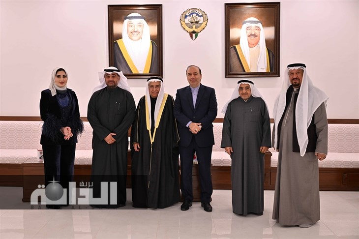 جماعية مع السفير الايراني والعم طاهر البغلي