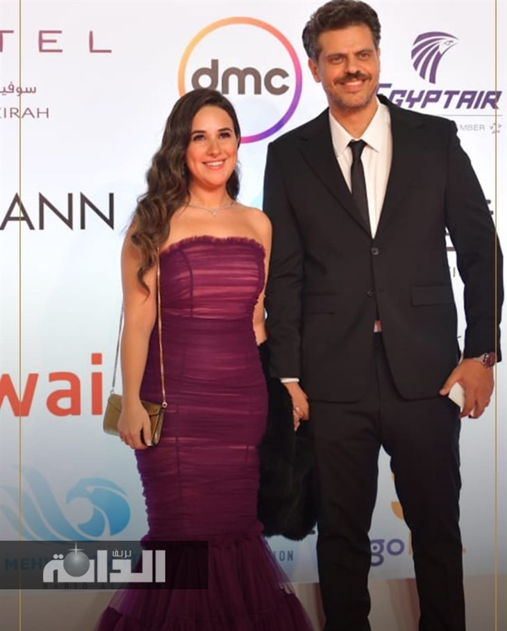 شيري عادل وزوجها طارق صبري