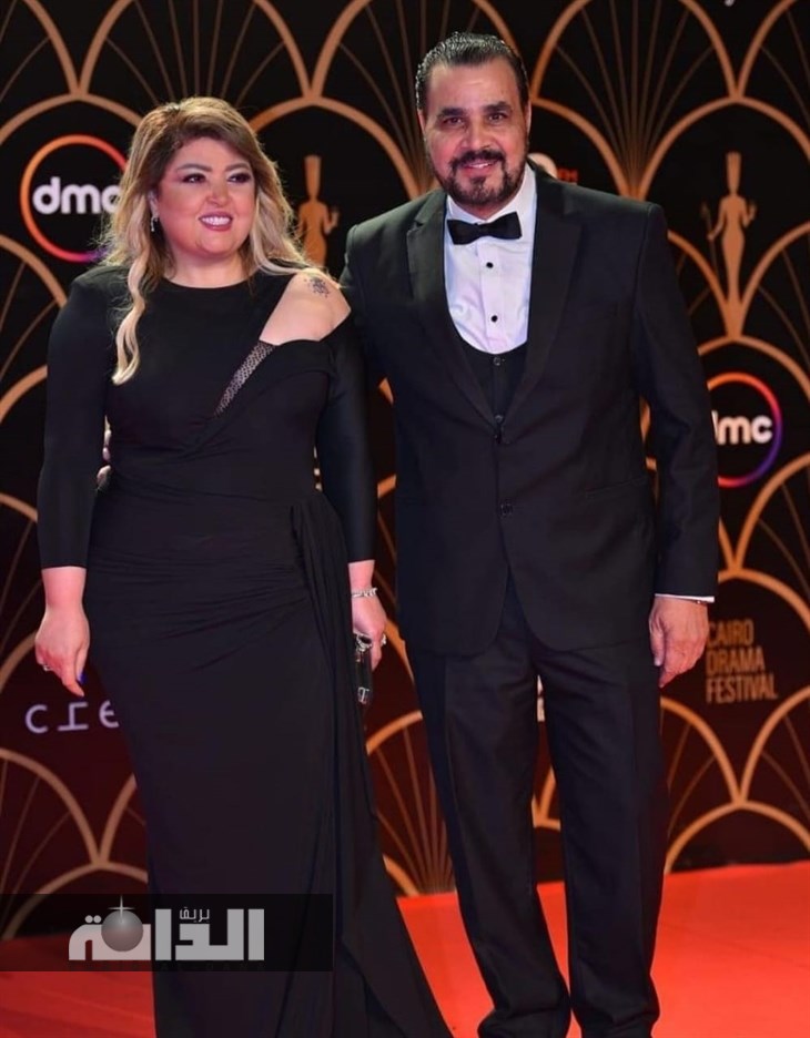 مجدي كامل وزوجته مها احمد