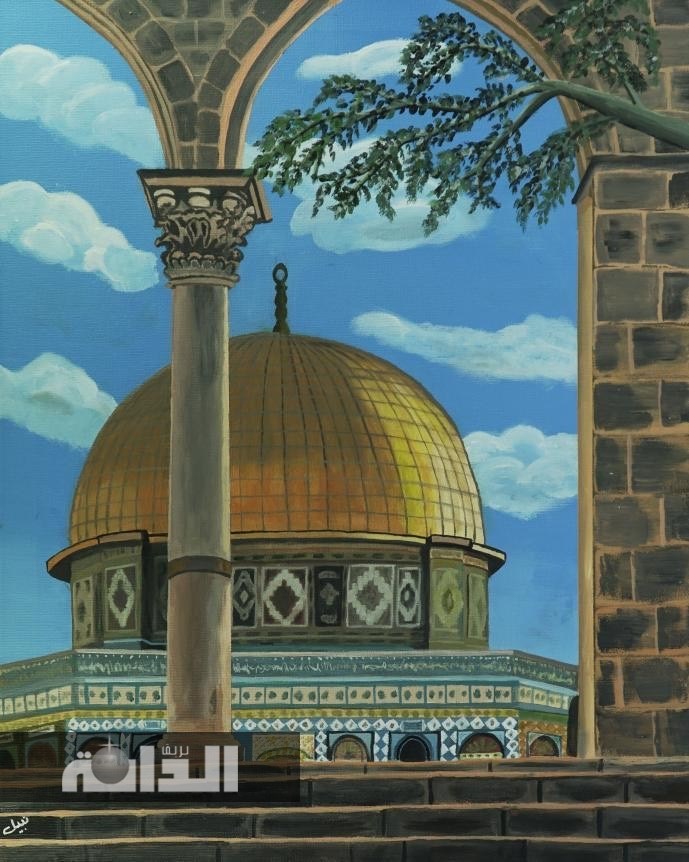 المسجد اللأقصي
الفنان نبيل نظمي سعيد
