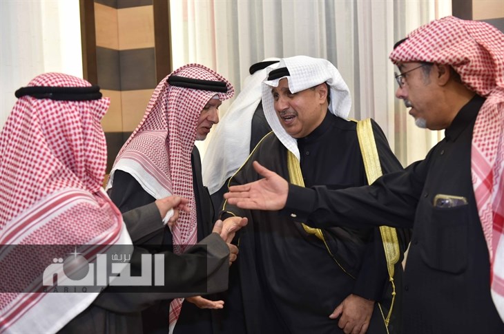 الشيخ حمد جابر العلي الصباح مهنئا